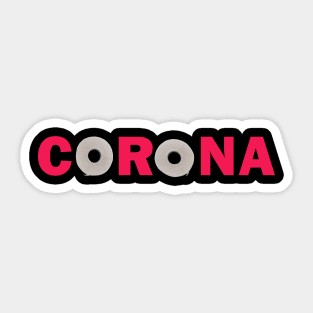 Corona Toiletpaper Meme Design Sticker
